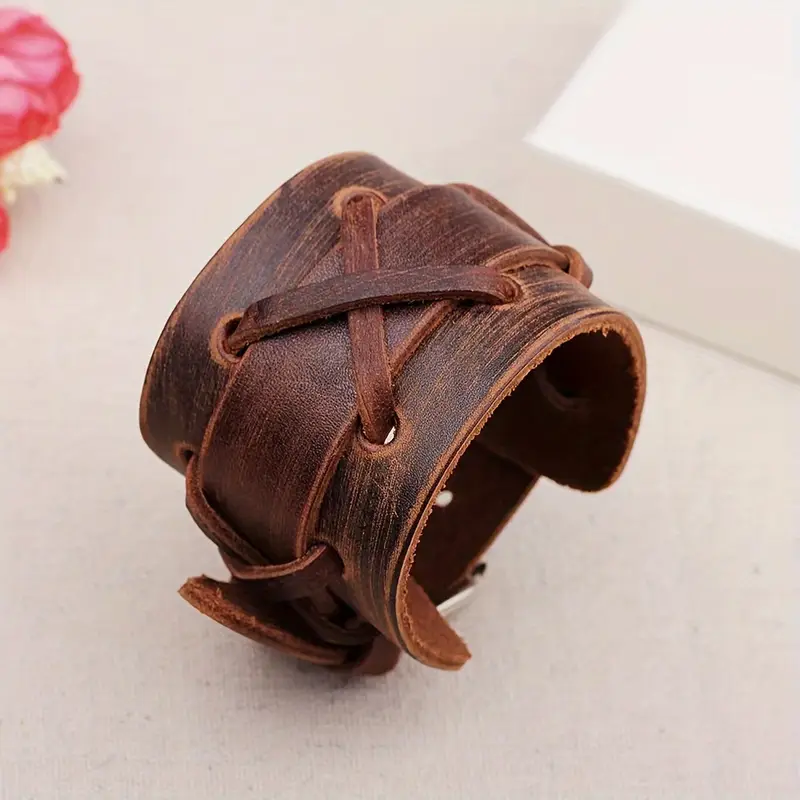 Fulani Leather Bracelet Set